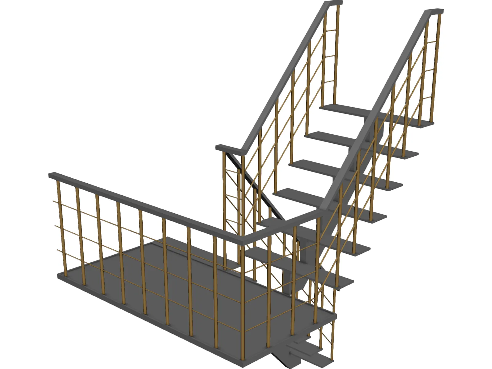 Stair 3D Model