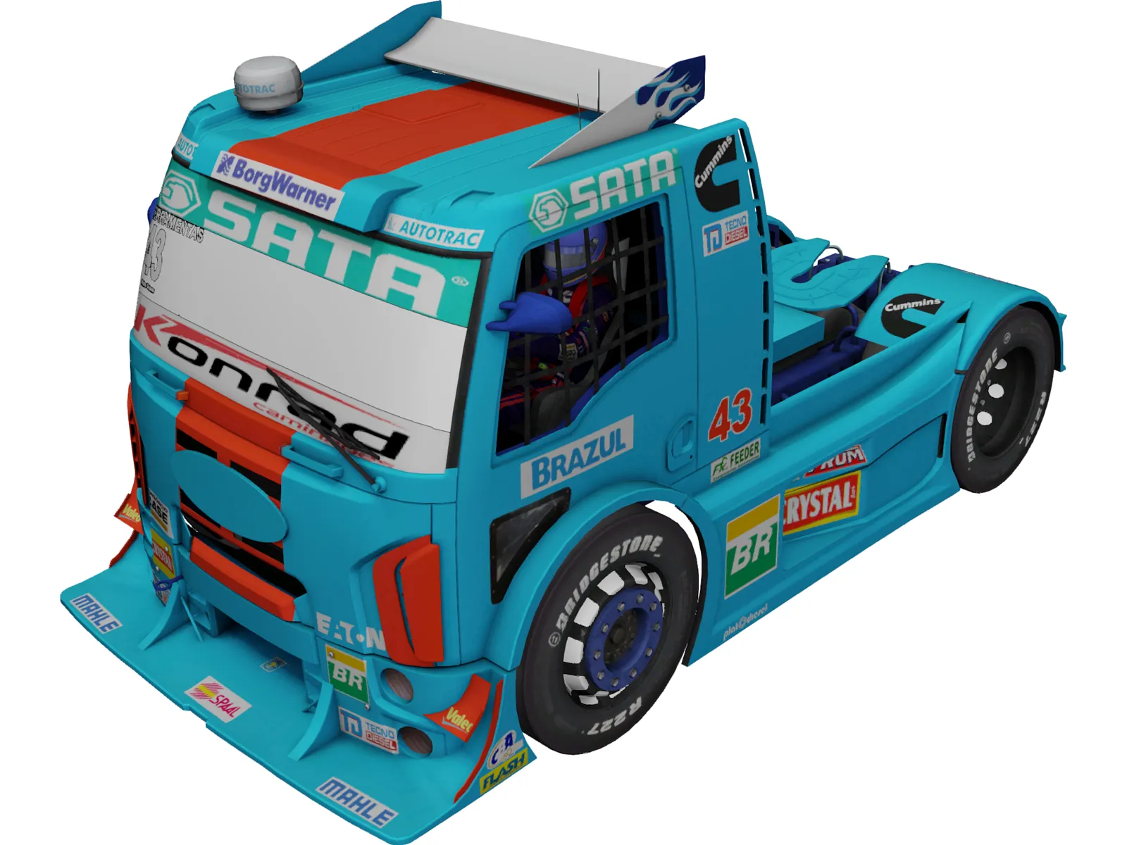 Ford Cargo DF Motorsport 3D Model