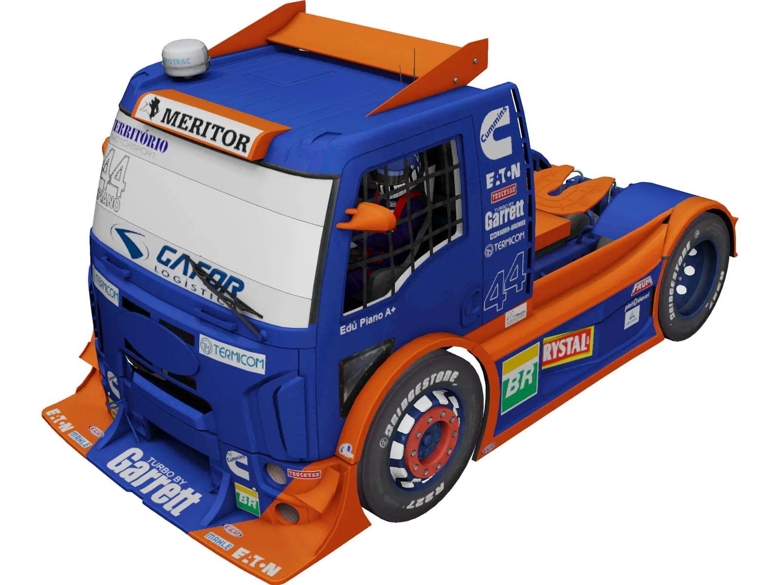 Ford Cargo Territorio Motorsport 3D Model