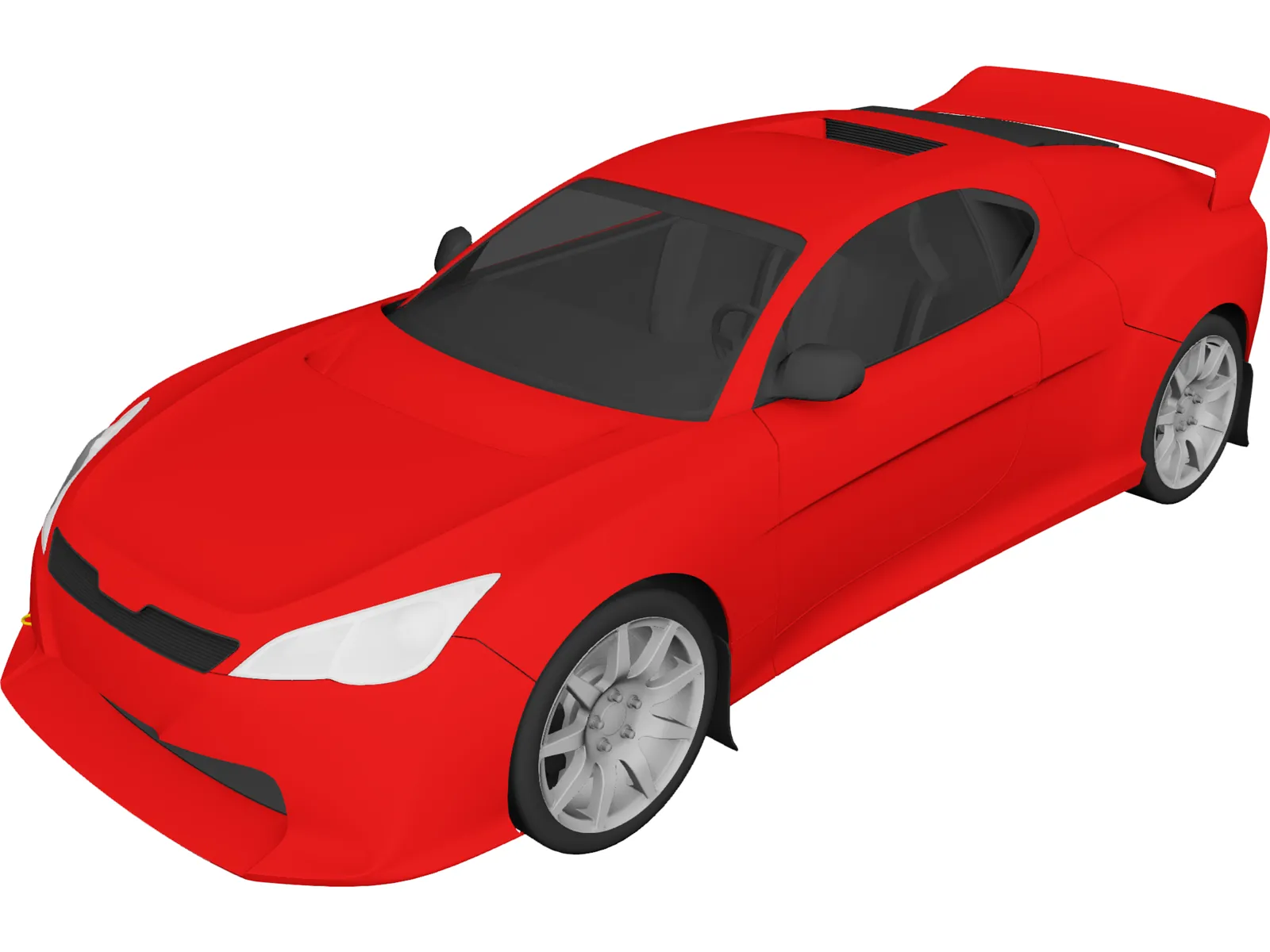 Rally Car Prototype 3D Model