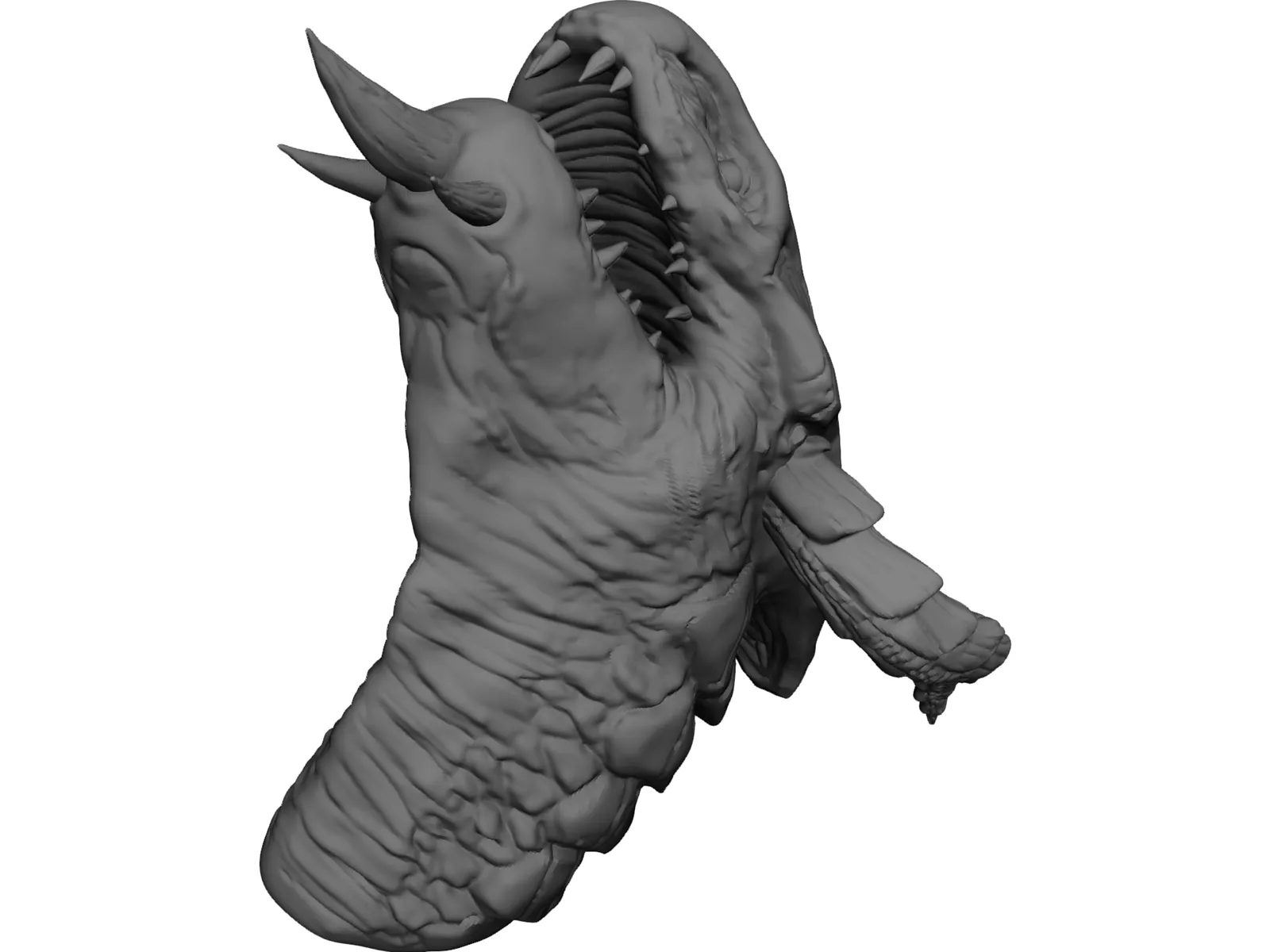 Dragon Head 3D Model