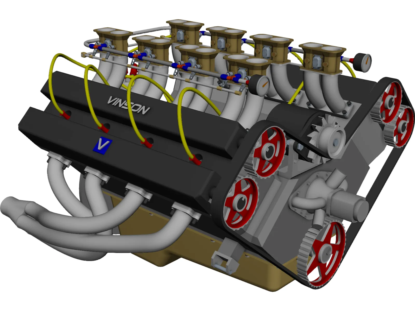 Vinson Engine 3D Model