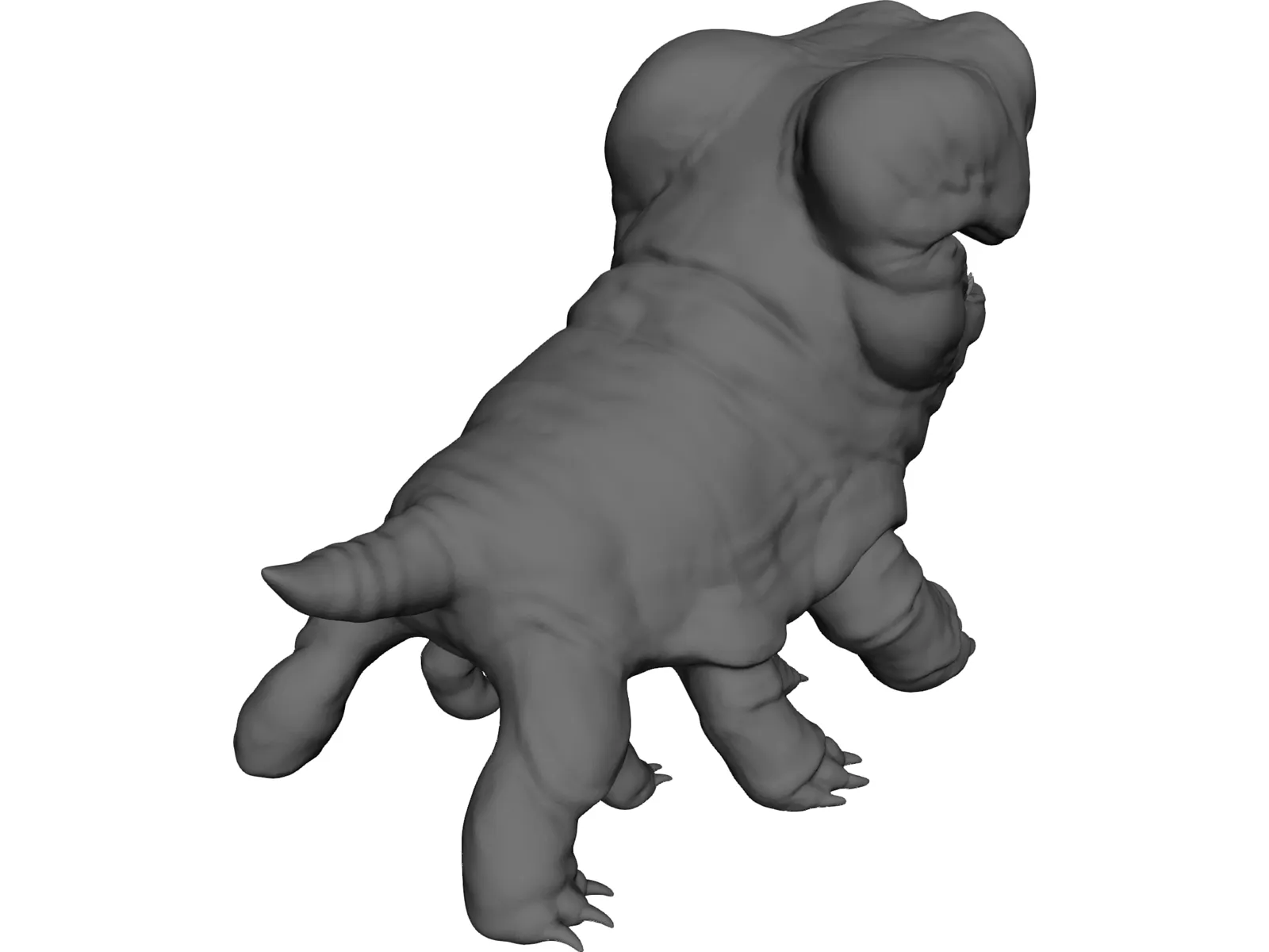 Woola Monster Creature 3D Model