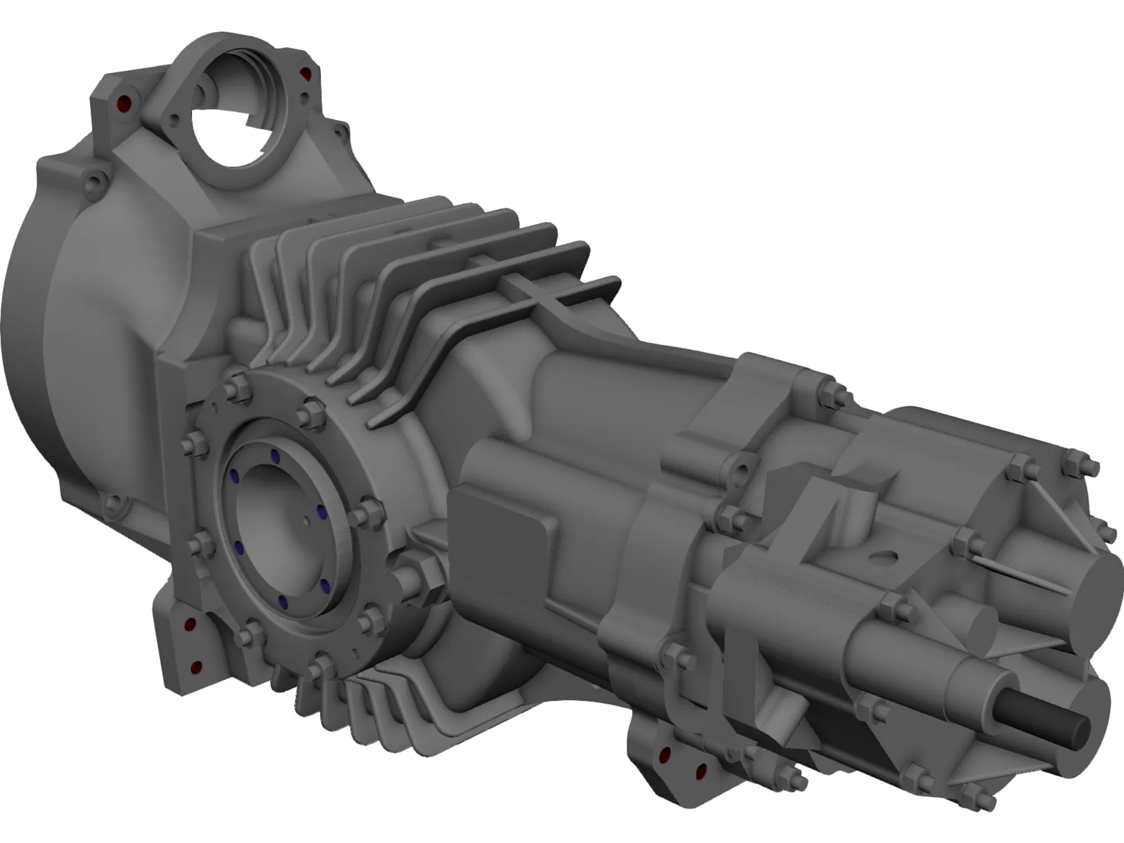 Mendeola MD5 Gearbox 3D Model