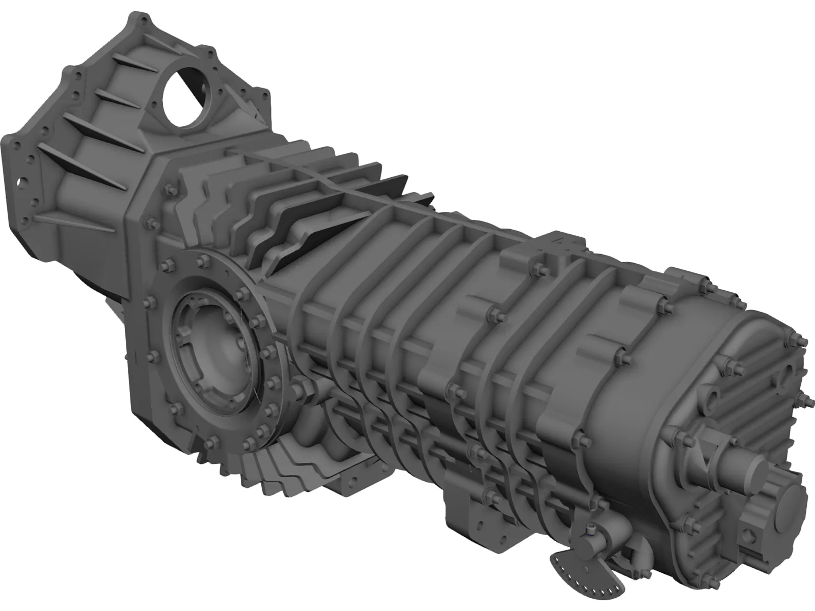 Mendeola HD Gearbox 3D Model