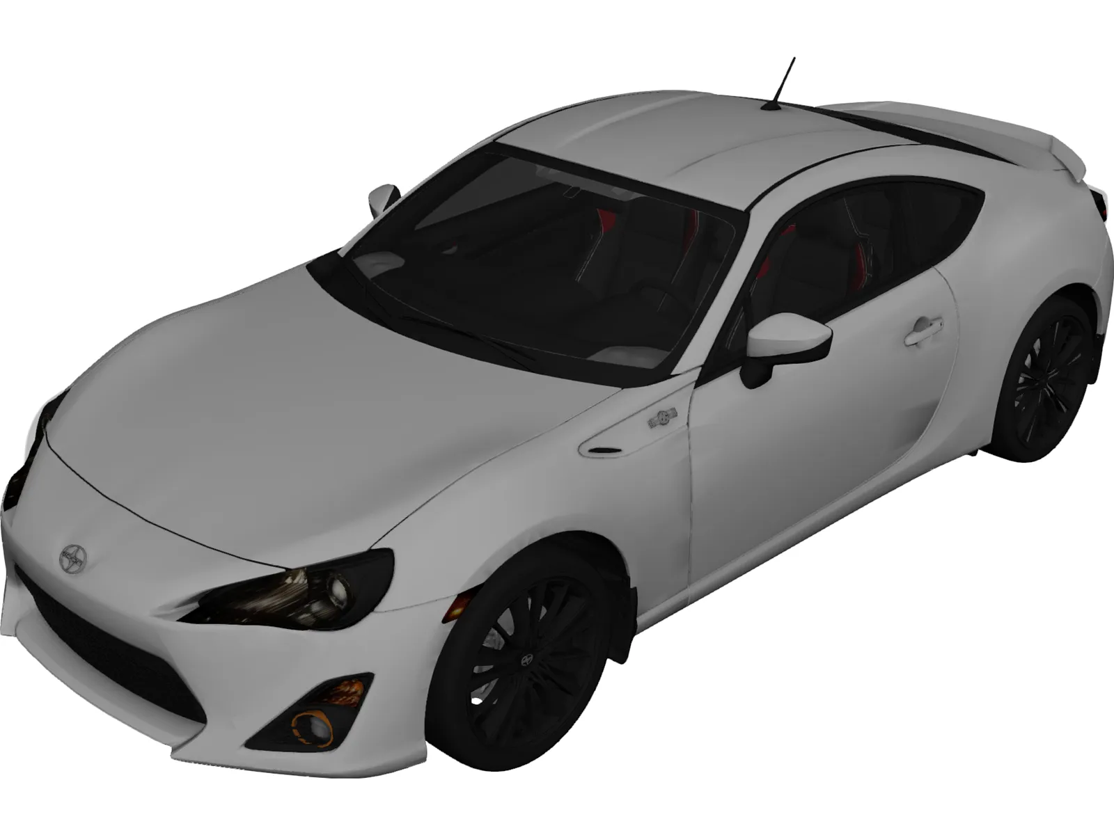 Scion FR-S (2014) 3D Model