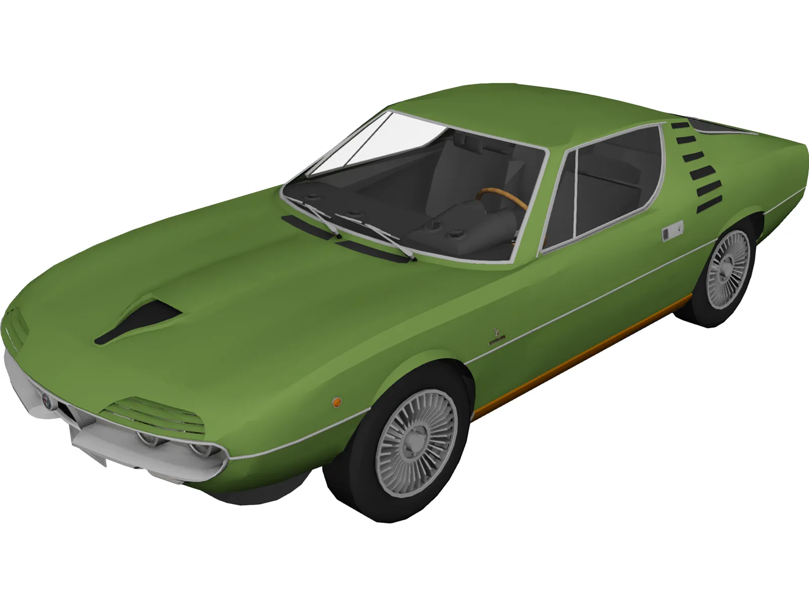 Alfa Romeo Montreal 3D Model