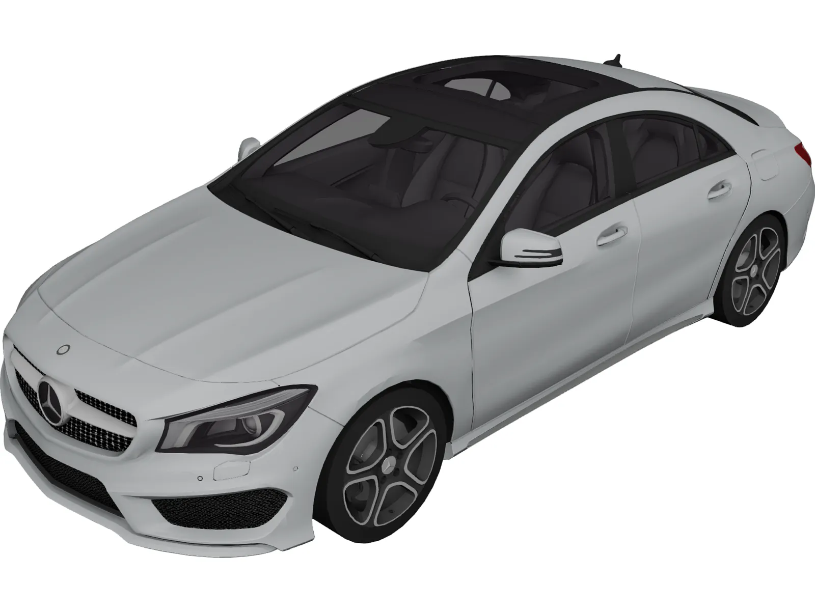 Mercedes-Benz CLA-Class (2014) 3D Model