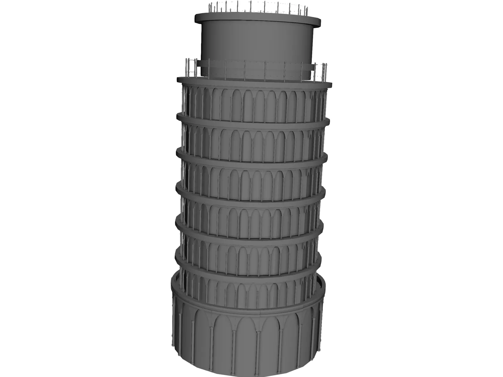 Pisa Tower 3D Model