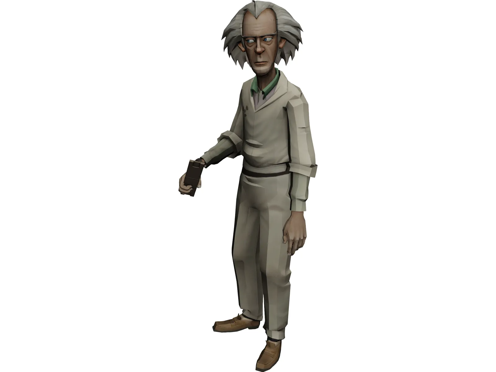 Emmett Brown 3D Model