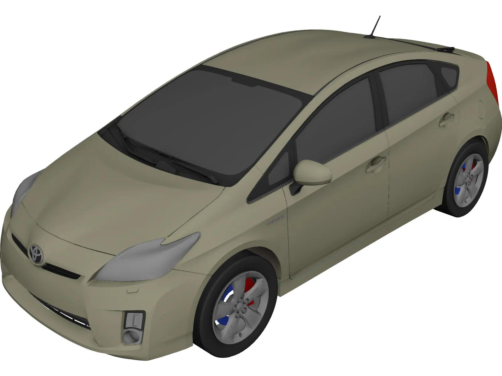 Toyota Prius 3D Model