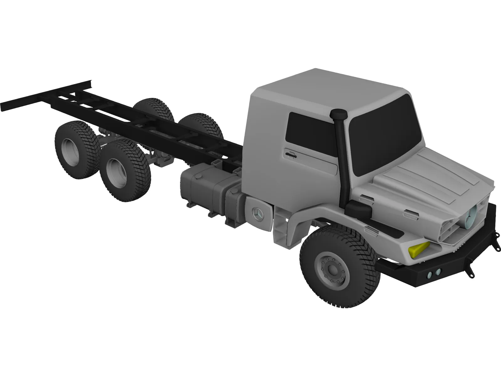 Mercedes-Benz Zetros 3D Model