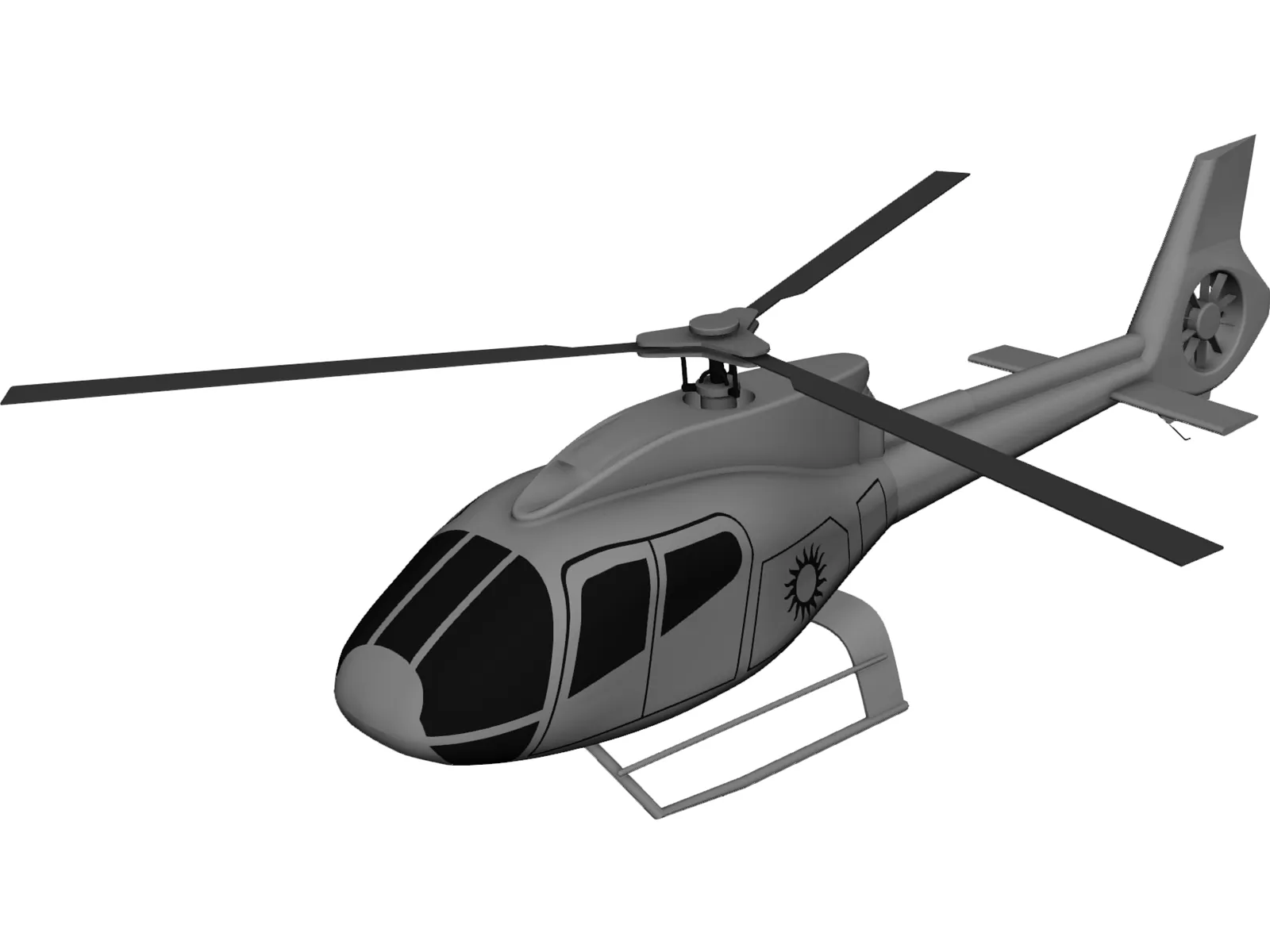 Eurocopter EC-120B Colibri 3D Model