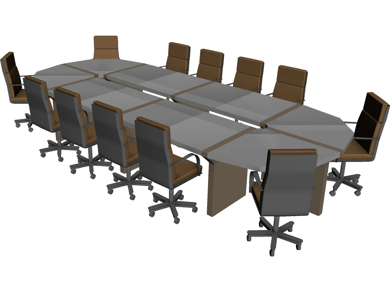 Conference Table 3D Model