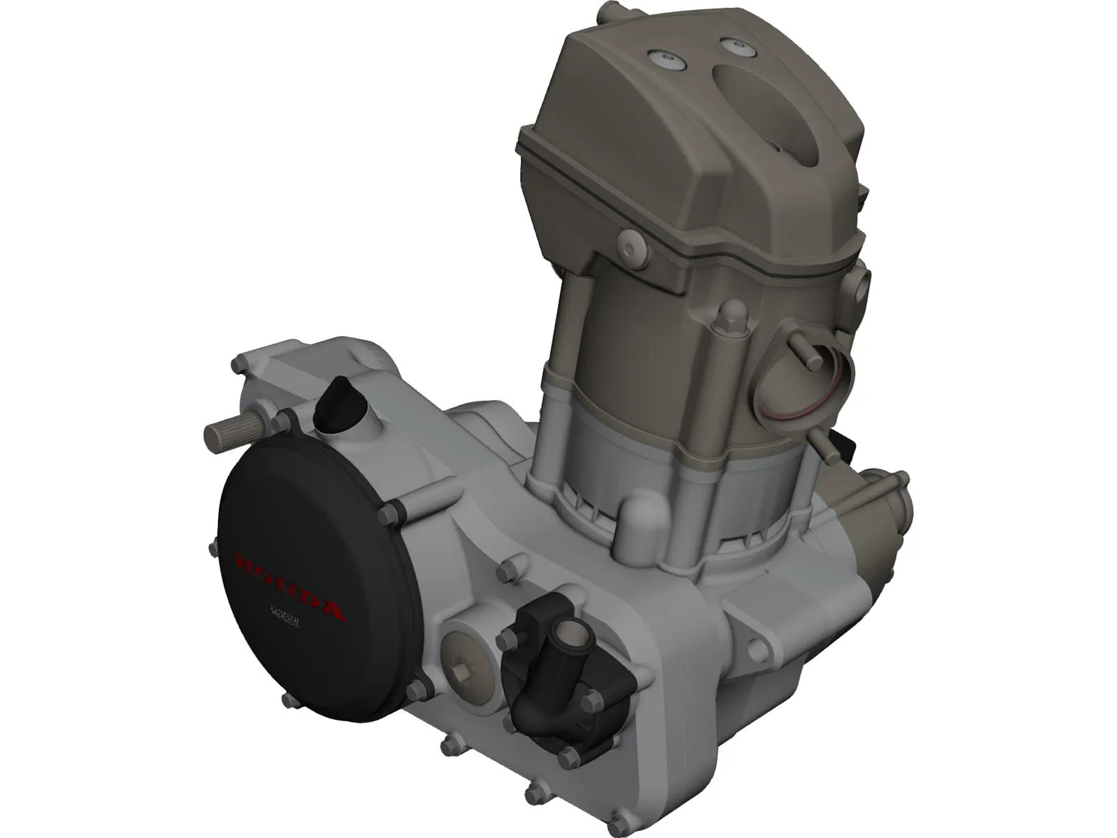 Honda CRF250X Engine 3D Model