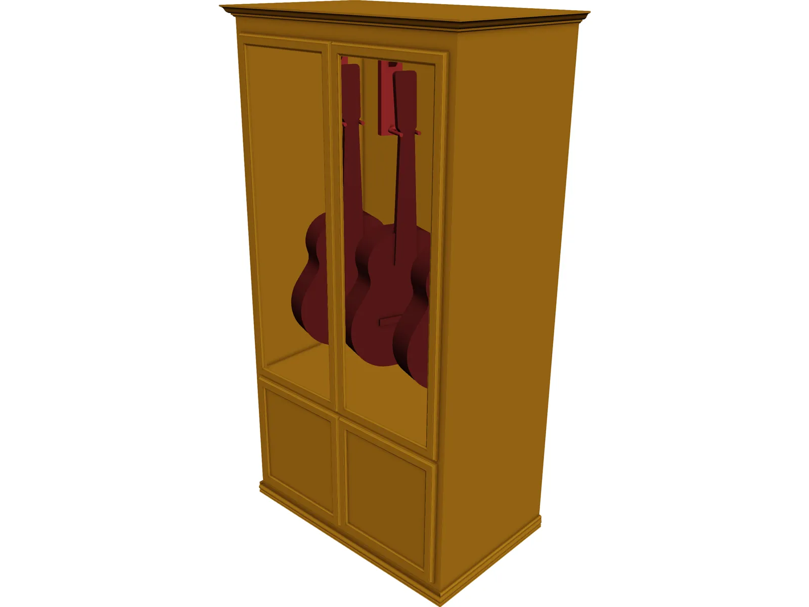 Guitar Cabinet 3D Model