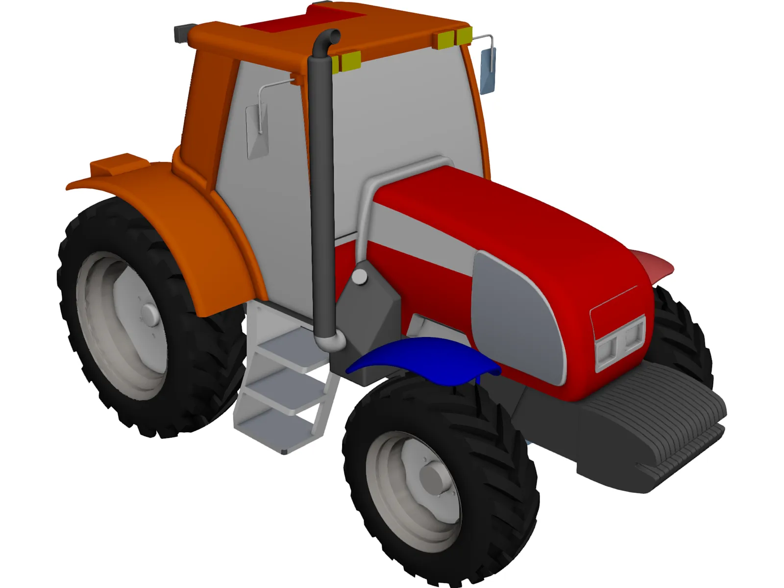 New Holland Tractor 3D Model