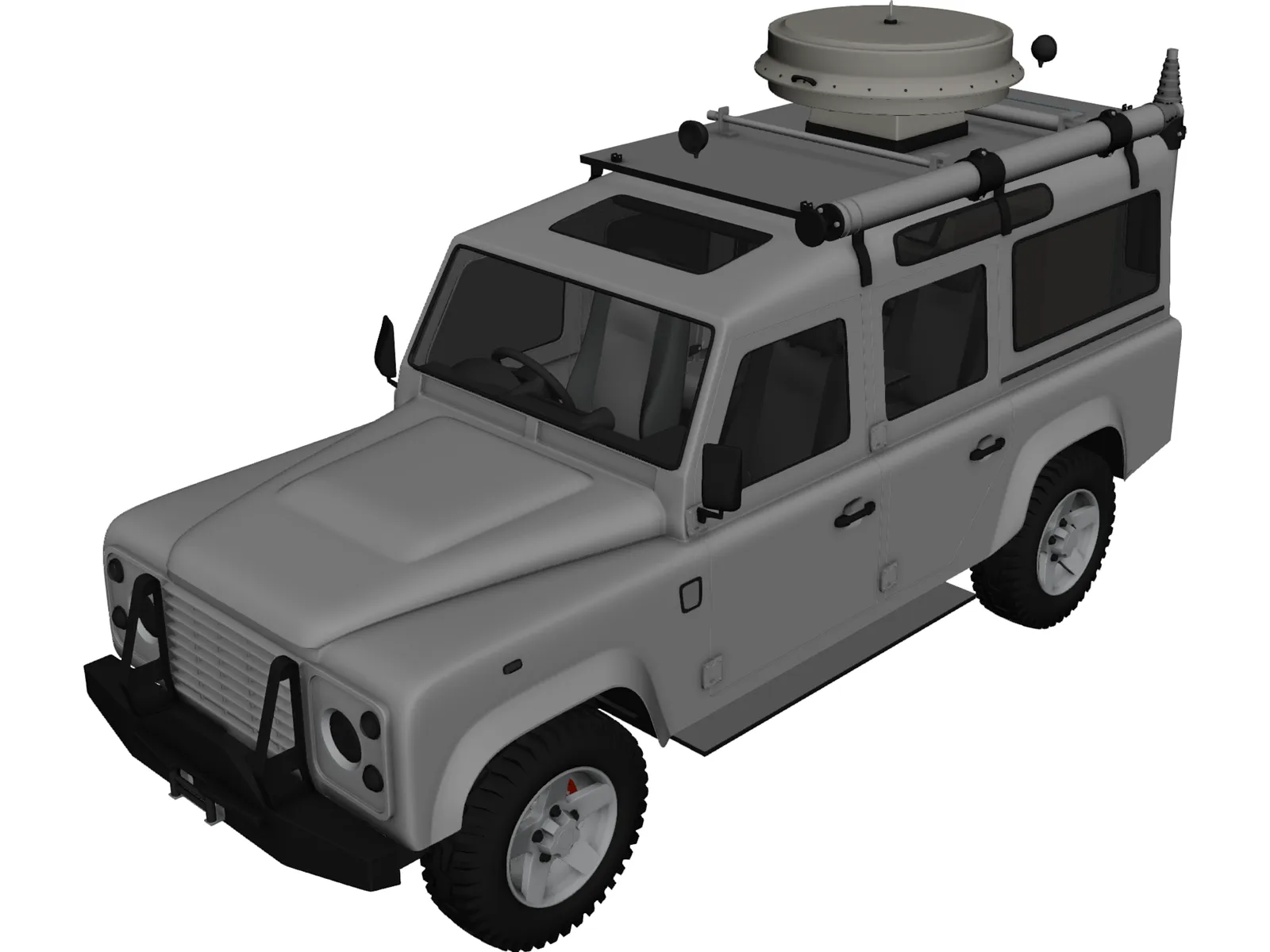 Land Rover Custom 3D Model