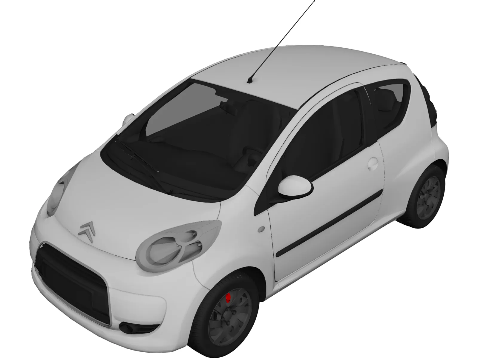 Citroen C1 3-doors 3D Model