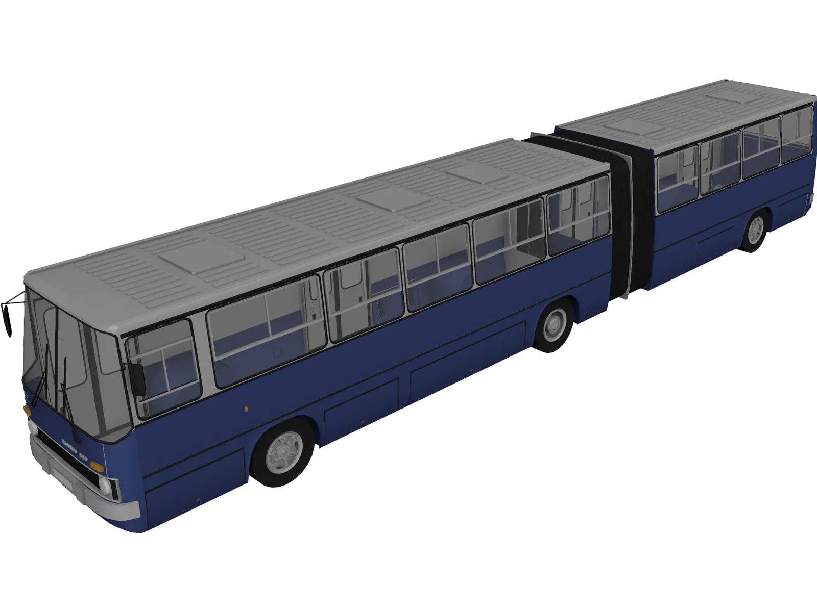 Ikarus 280 Gelekbus 3D Model