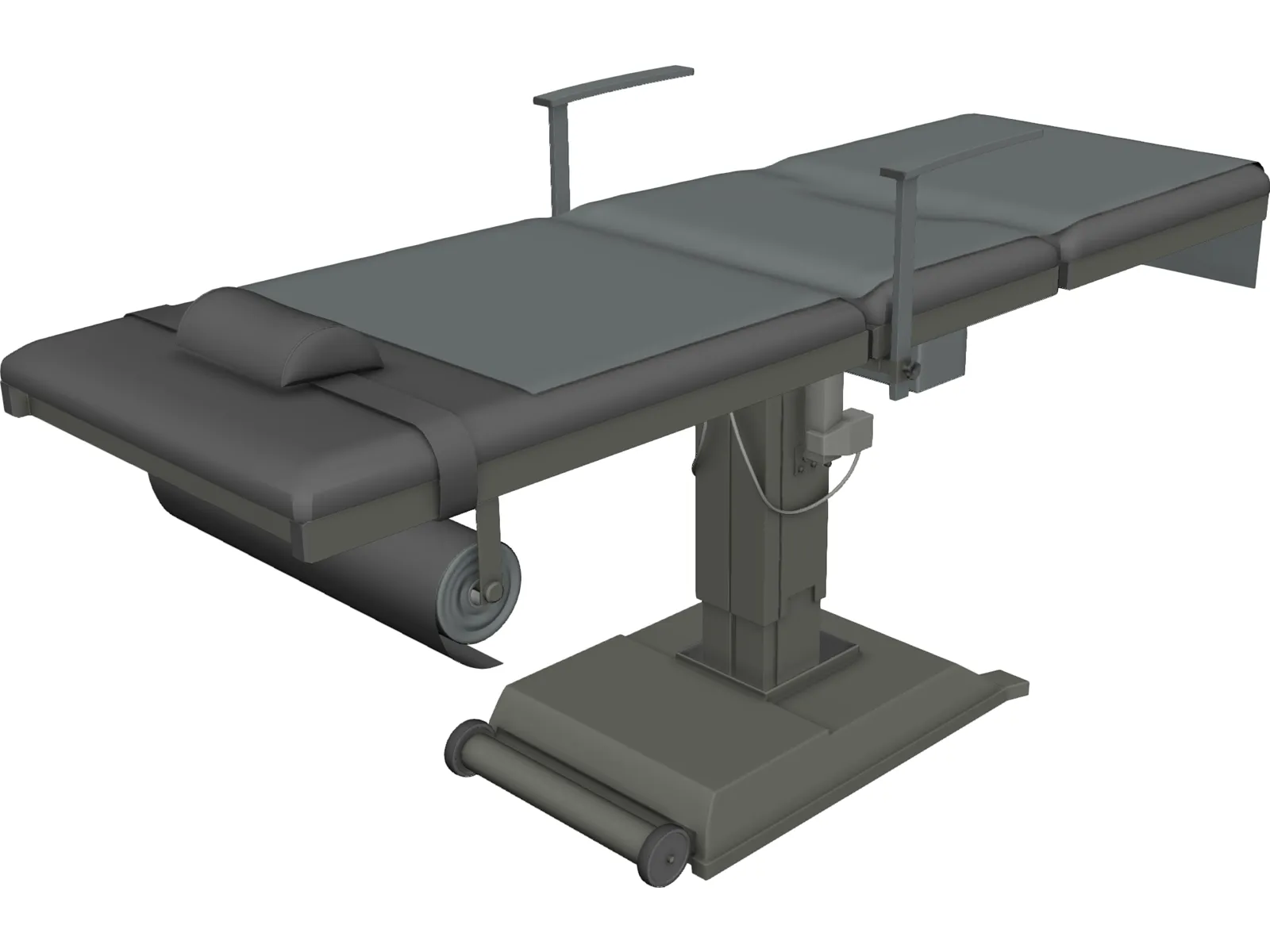 Hospital Bed 3D Model