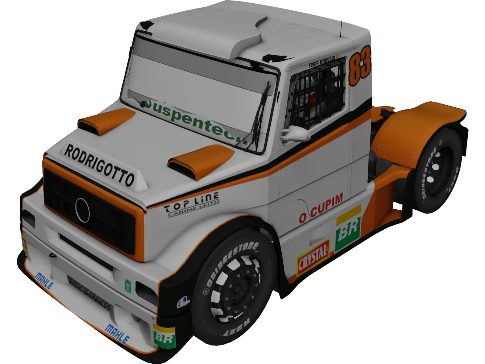 Mercedes-Benz Boessio Competicoes 3D Model