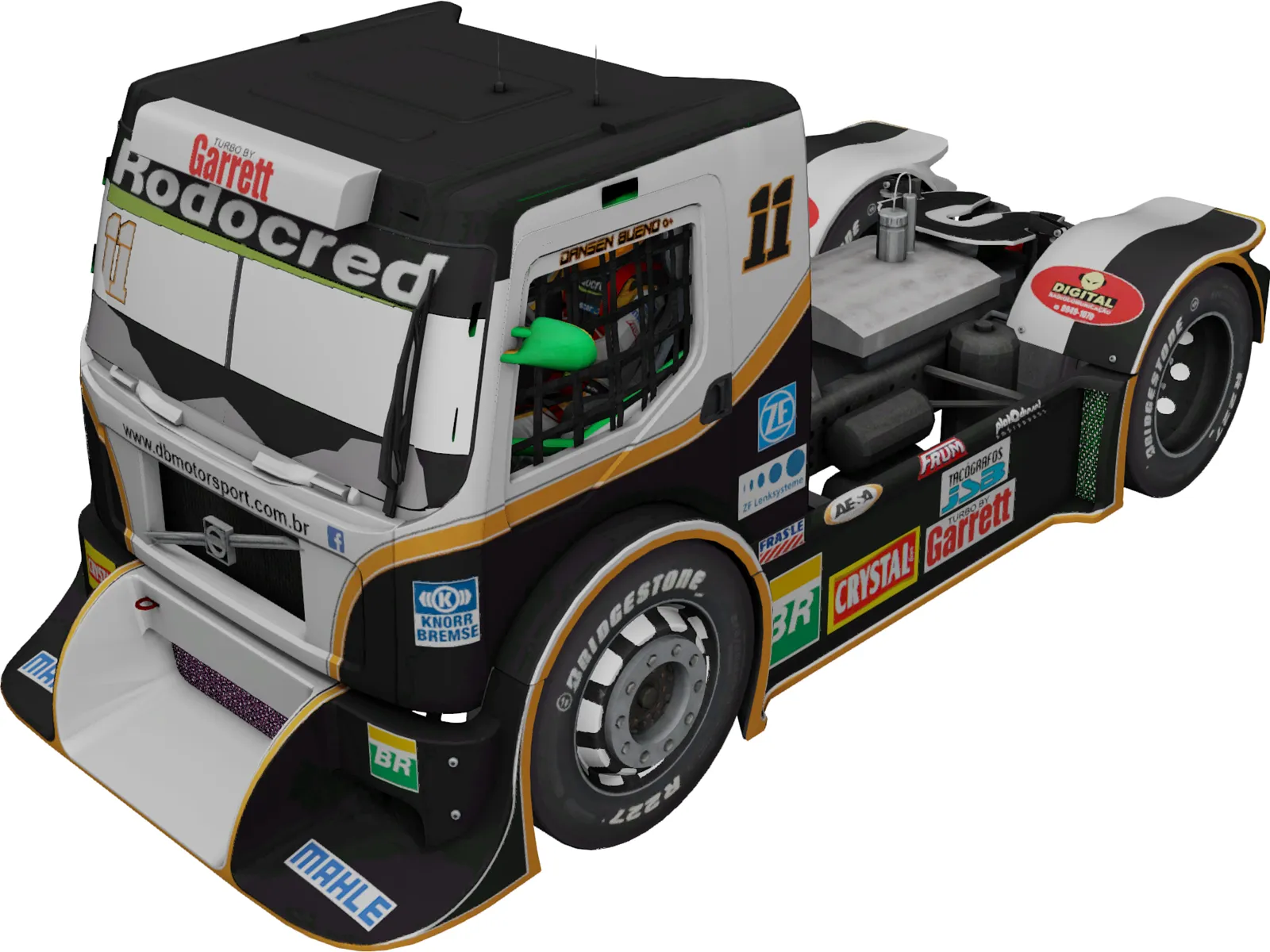 Volvo FH DB Motorsport 3D Model