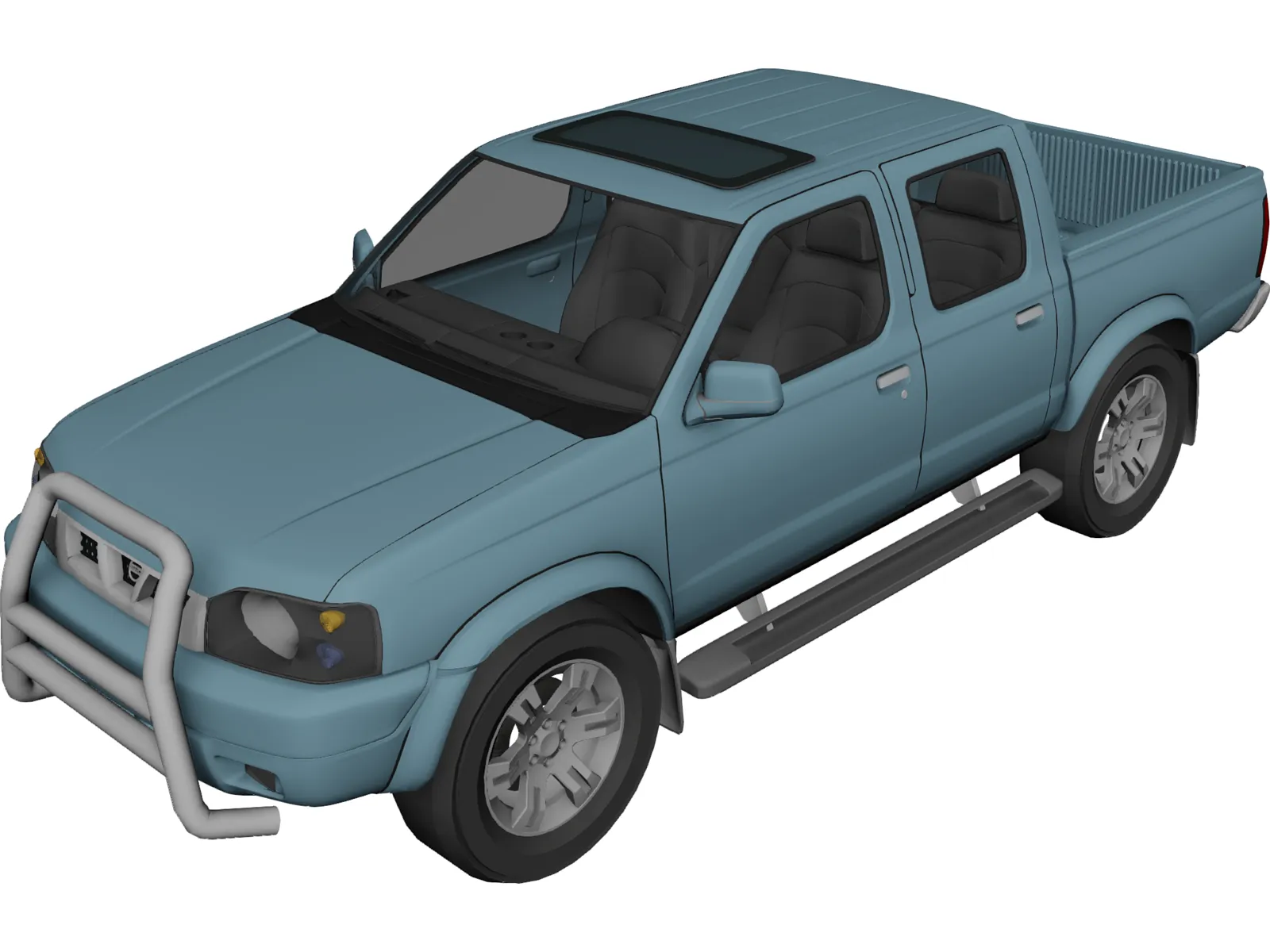 Nissan Frontier Crew Cab 3D Model