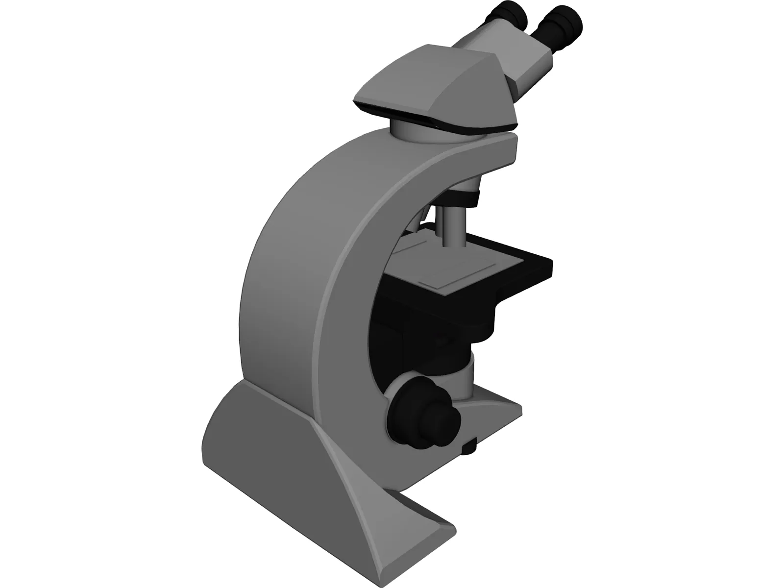 Leica Optical Microscope 3D Model