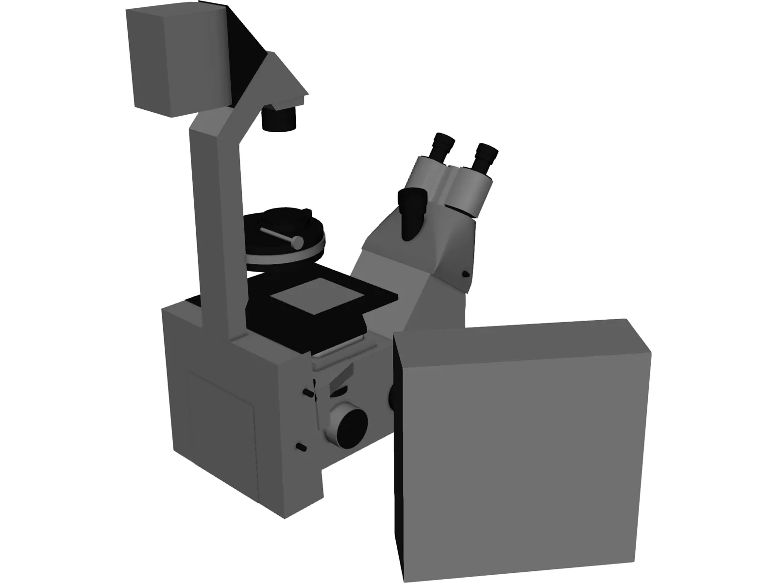 Leica Fluorescence Microscope 3D Model