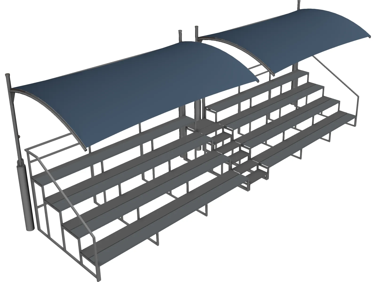 Bleacher 3D Model