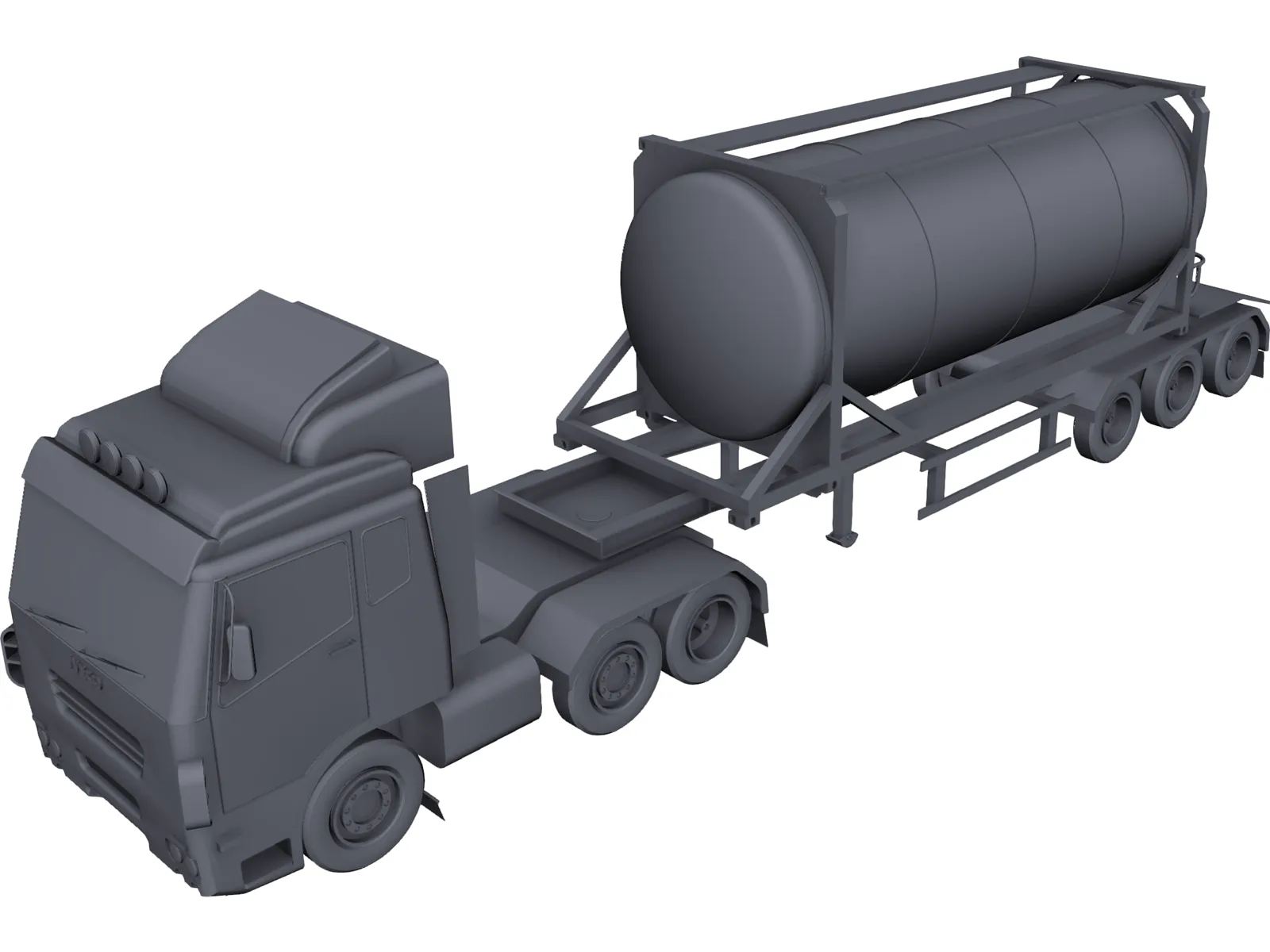 Iveco Tanker Truck 3D Model