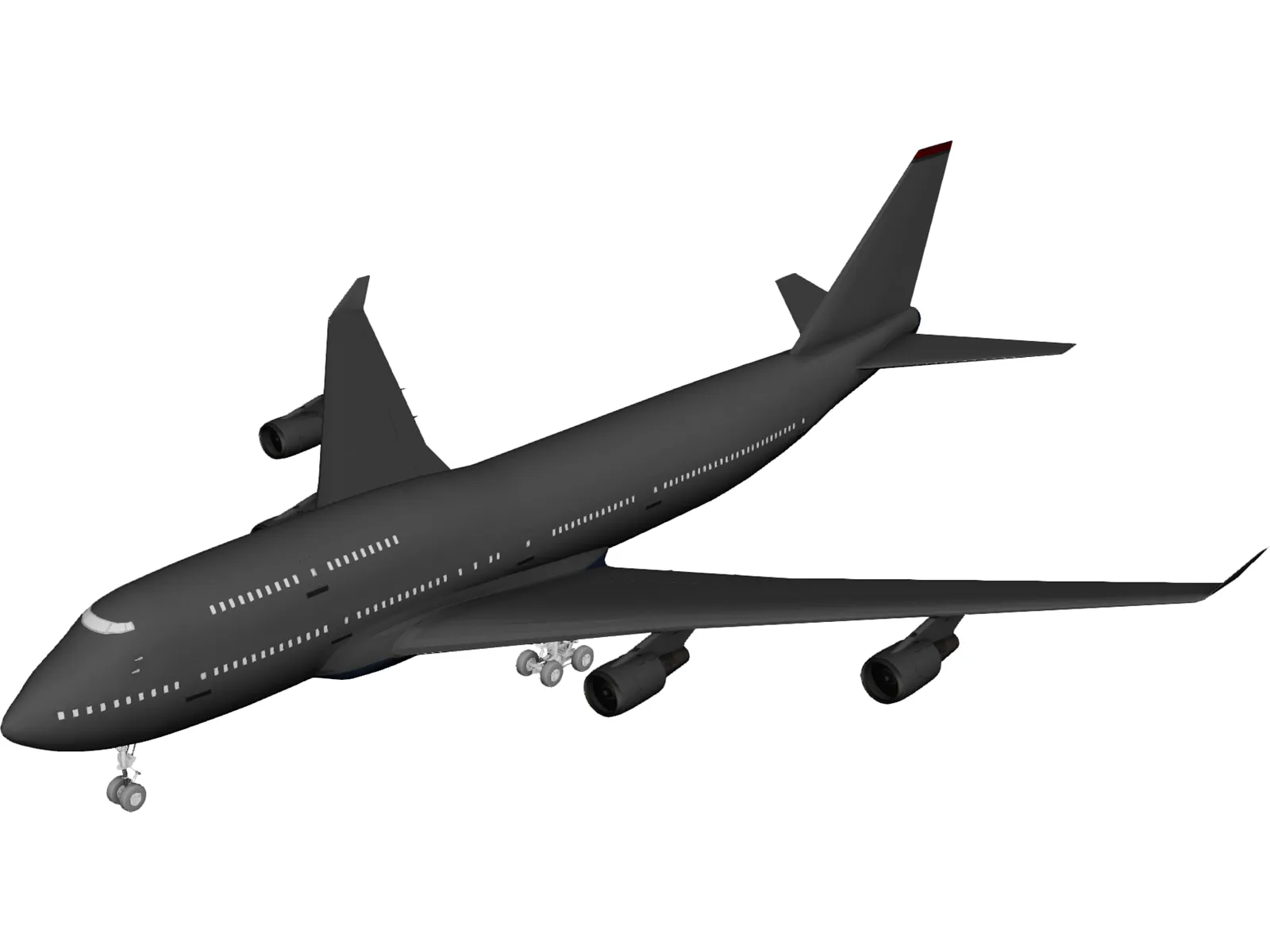 Boeing 747 3D Model