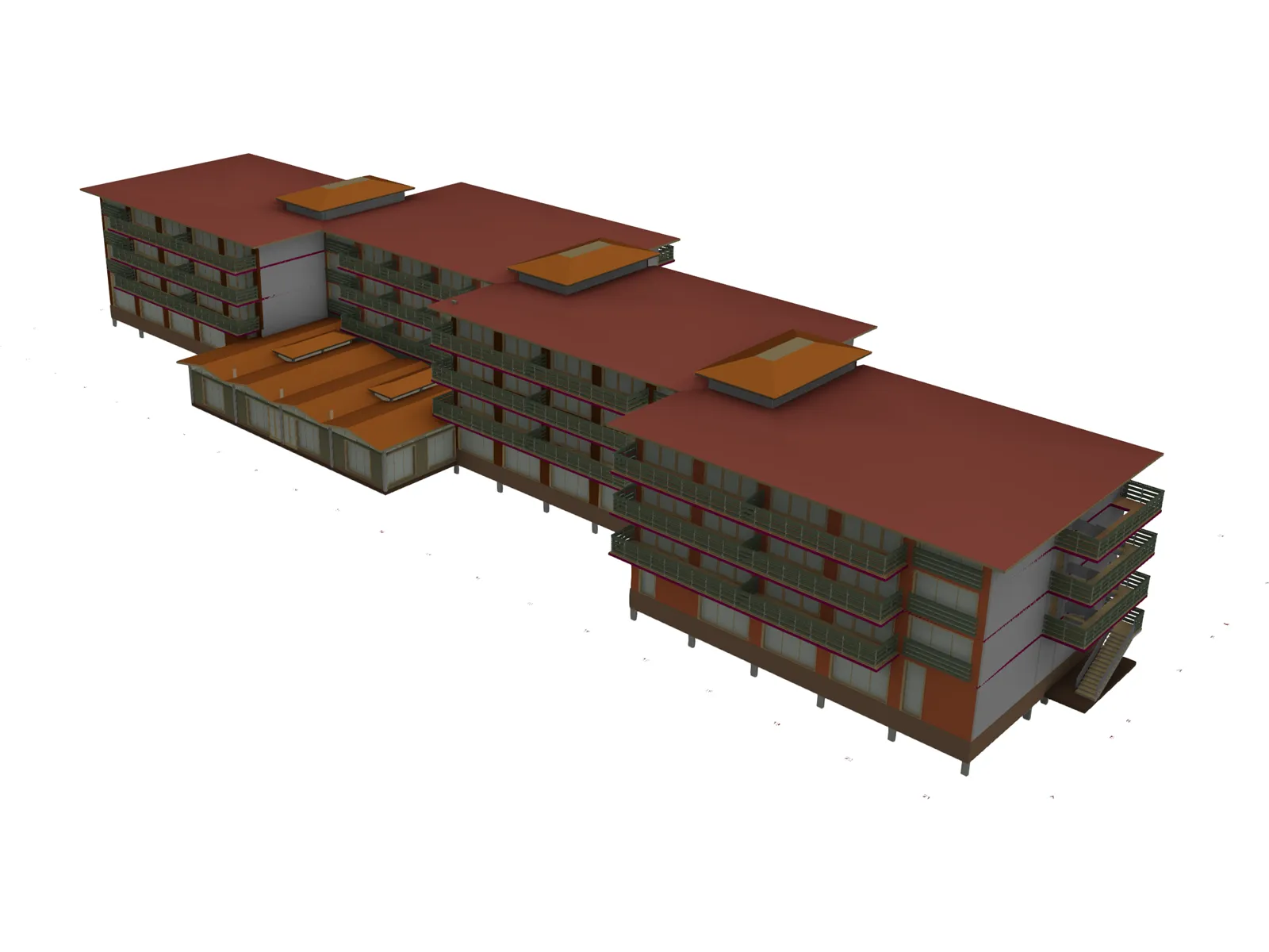 Hotel Smolyan Bulgaria 3D Model