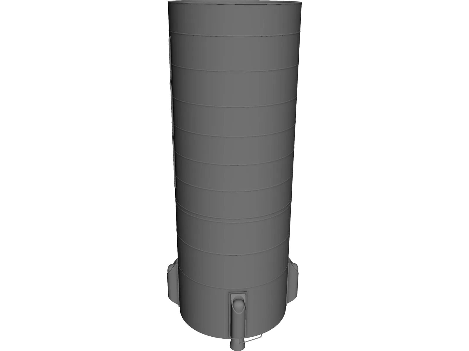 Zenit Rocket Engine Stage Two 3D Model