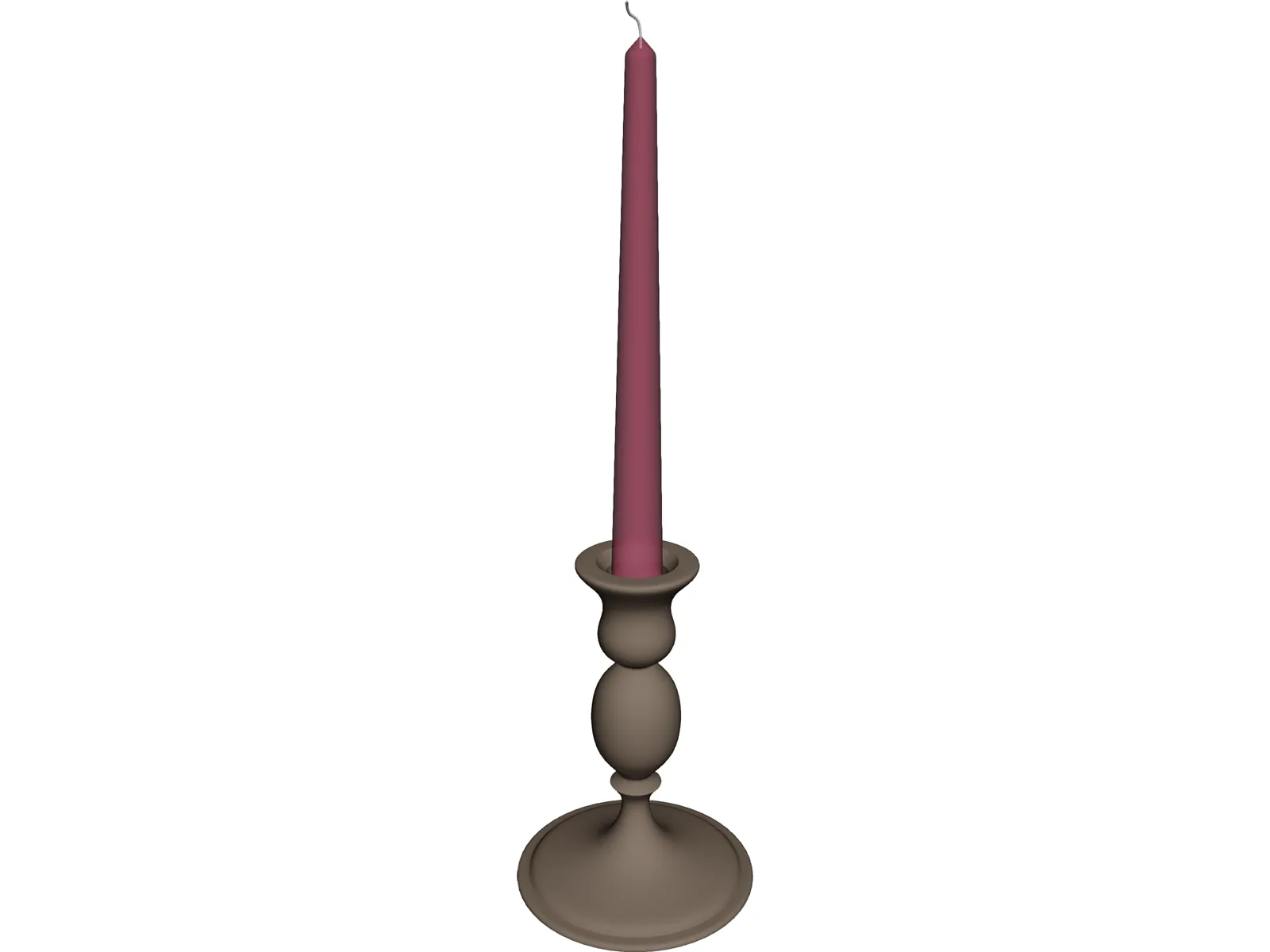 Candle 3D Model