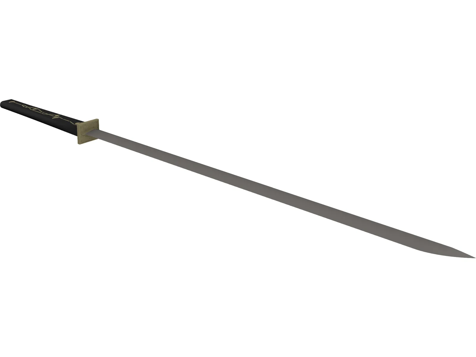 Katana Sword 3D Model