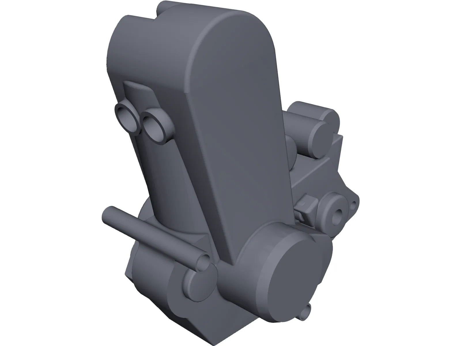 KTM 525 Engine 3D Model