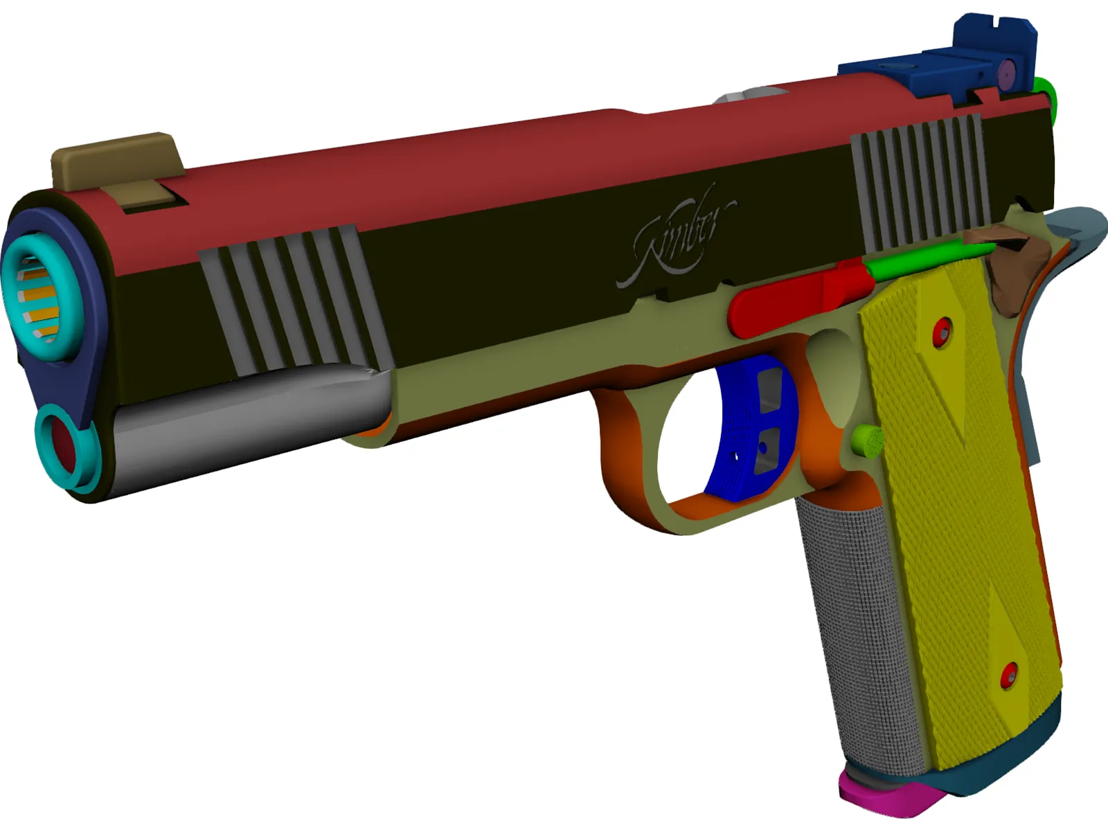 Kimber 1911 3D Model