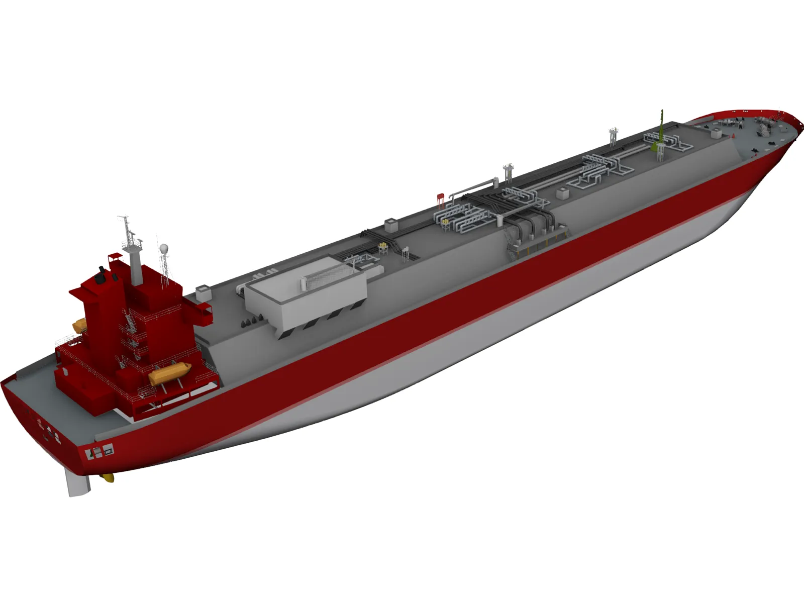 LNG Tanker 3D Model