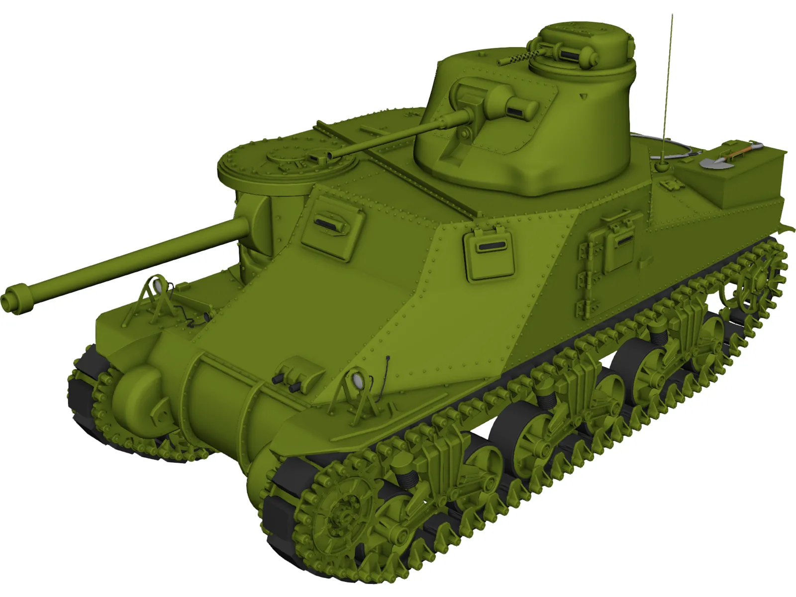 M3 Lee 3D Model