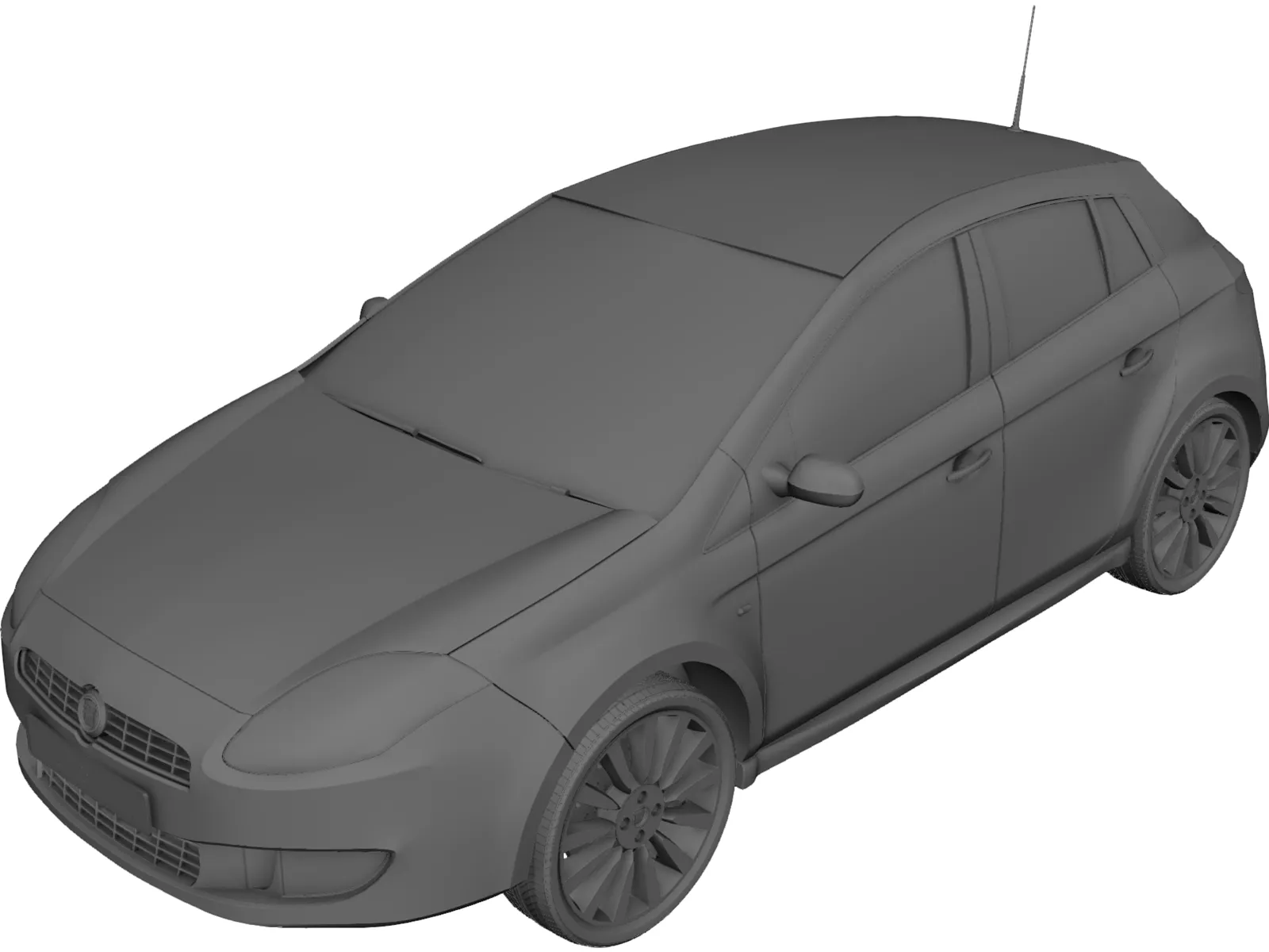 Fiat Bravo (2011) 3D Model