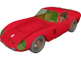 Ferrari 250 GTO (1962) 3D Model