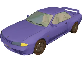 Nissan Skyline GTR (1995) 3D Model