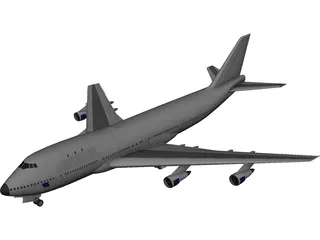 Boeing 747 The Jumbo Jet 3D Model