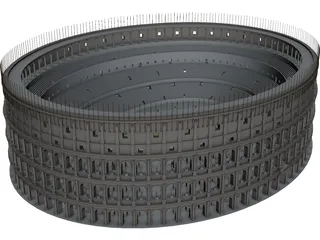 Coliseum Roman 3D Model