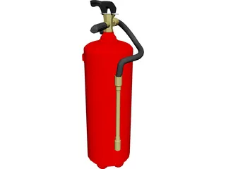 Fire Extinguisher 3D Model