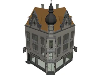 Town House 3D Model