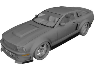 Ford Mustang Eleanor 3D Model