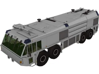 Firefight Truck 3D Model 3D Preview